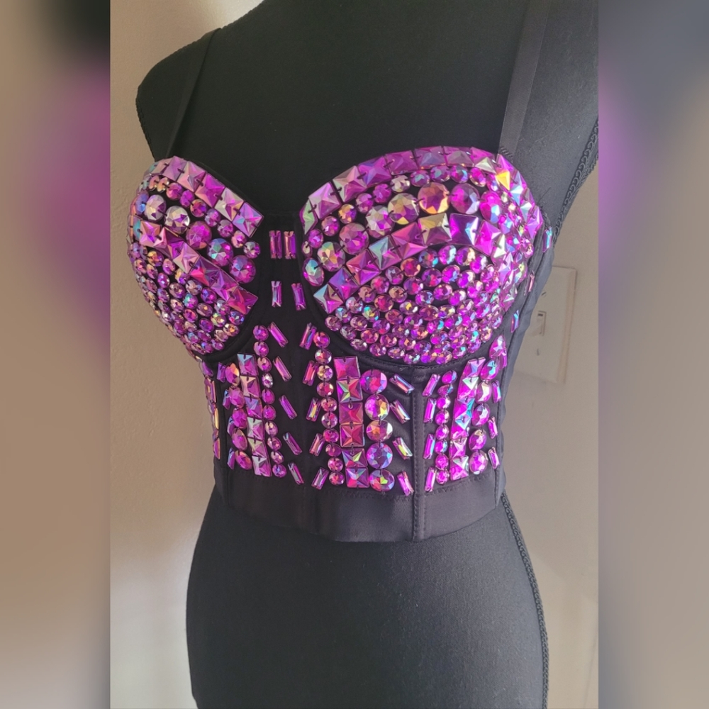 Jeweled Bustier Top Medium